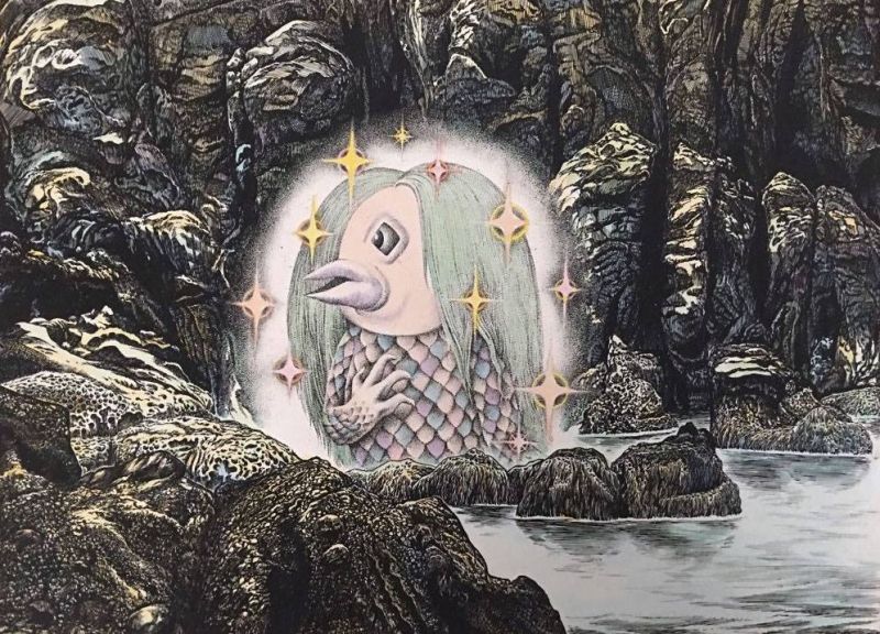 amabie yokai sở hữu quyền năng xua đuổi dịch bệnh